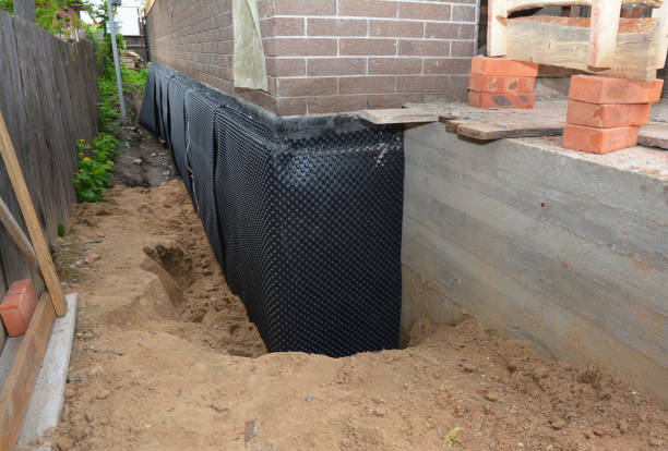 SJ Waterproofing Pros technician performing targeted Foundation Crack Repair assessment in Ventnor City, NJ